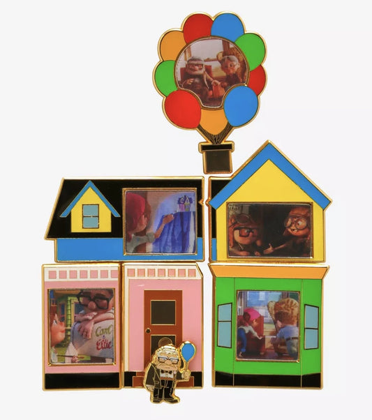 Disney Pixar UP House Lenticular Blind Box Pin Set - BoxLunch
