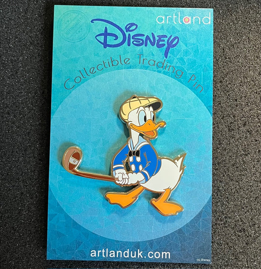 Donald Duck Golf ArtLand Disney Pin