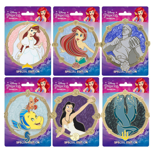 The Little Mermaid Icon Series Disney Pins at Pink a la Mode