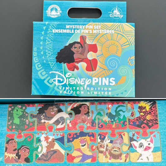 Moana Character Connection Mystery Pin Set