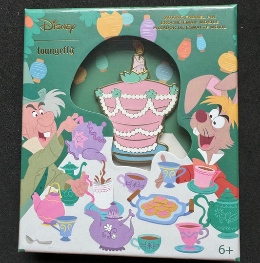 Alice in Wonderland Unbirthday Limited Edition Loungefly Disney Pin