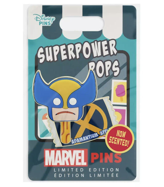 Wolverine Adamantium Apple Superpower Pops Pin at Disney Store