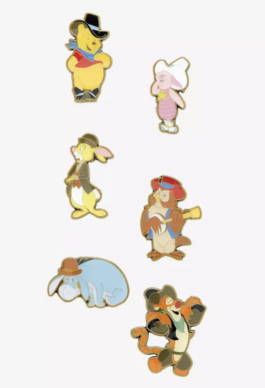 Disney Winnie The Pooh Western Blind Box Pin Set at Hot Topic