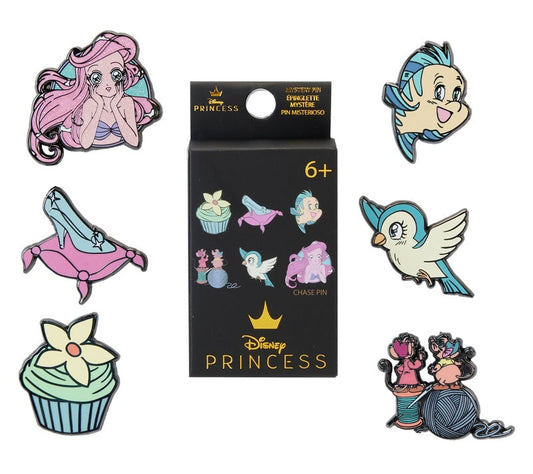 Disney Princess Manga Style Loungefly Mystery Box Pin Set