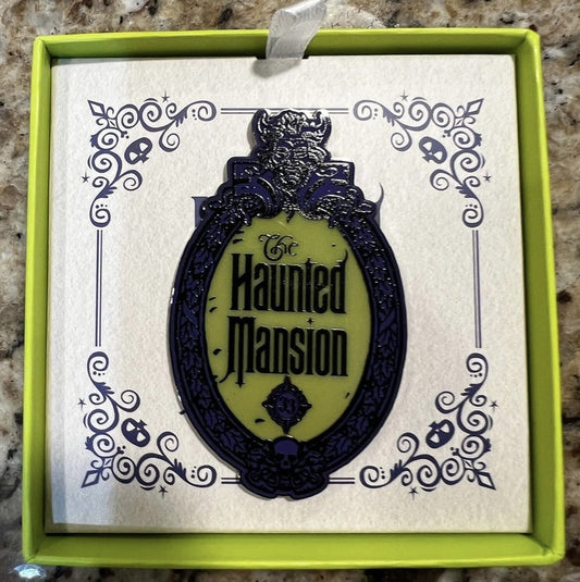The Haunted Mansion Logo Club 33 Disney Pin