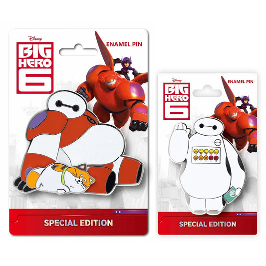 Baymax & Mochi Big Hero 6 Disney Pins at Pink a la Mode