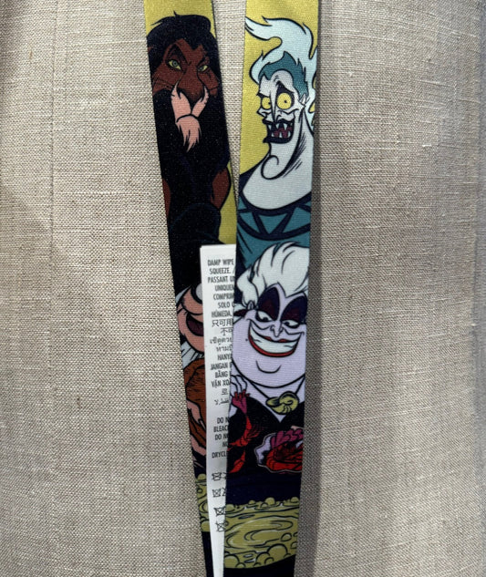 Disney Villains Reversible Lanyard 2024 - Disney Parks