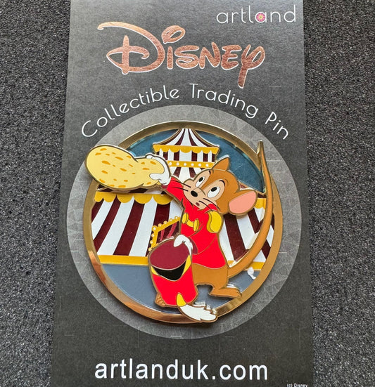 Timothy Mouse Glass ArtLand Disney Pin