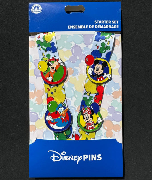 Mickey & Friends Balloons Pin Trading Starter Set at Disney Parks