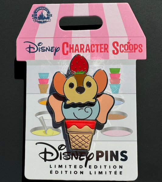 Dumbo & Timothy Character Scoops Disney Pin
