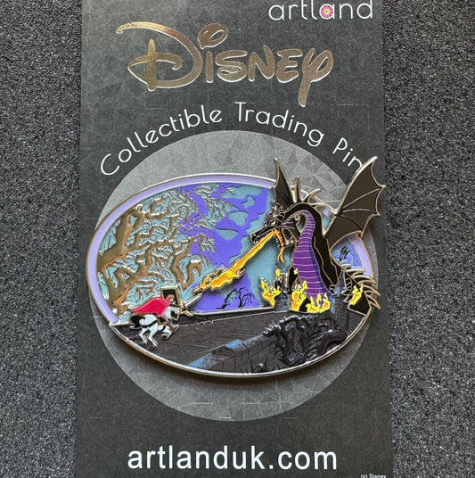 Dragon Fire Sleeping Beauty ArtLand Disney Pin