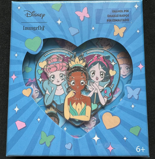 Disney Princess Manga Style Limited Edition Loungefly Disney Pin