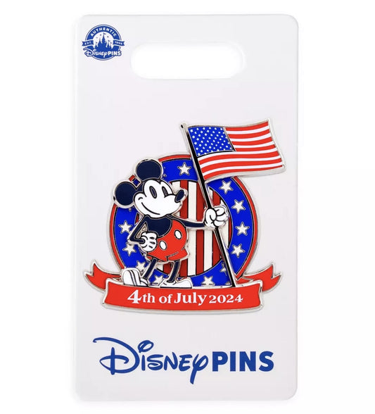 Mickey Mouse 4th of July 2024 Pin at Disney Store