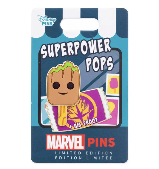 Groot I Am Froot Superpower Pops Pin at Disney Store