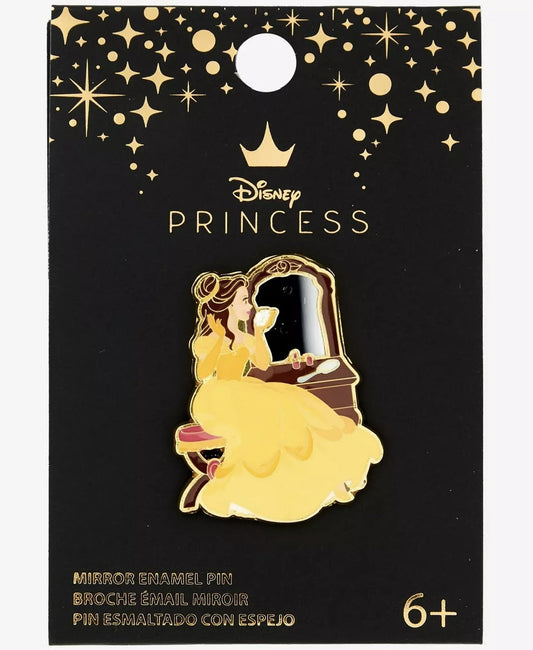 Belle Vanity Mirror BoxLunch Disney Pin