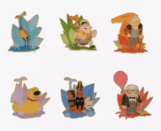 Disney Pixar Up Character Tonal Portrait Blind Box Pin Set - BoxLunch