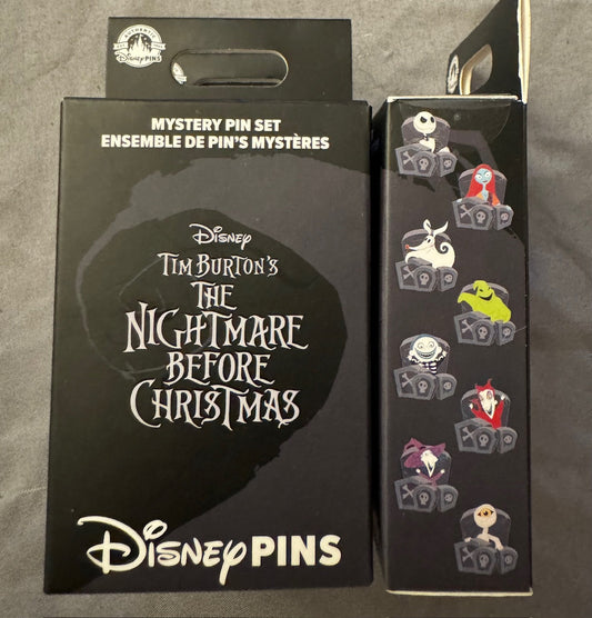 The Nightmare Before Christmas Tombstone Mystery Pin Set at Disney Parks