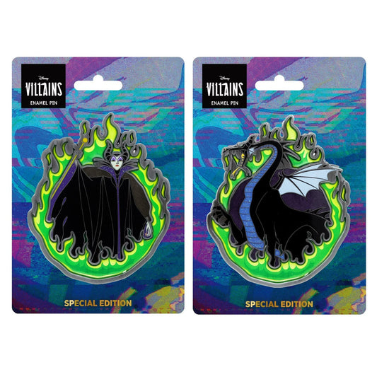 Maleficent Dragon Disney Pins - Pink a la Mode