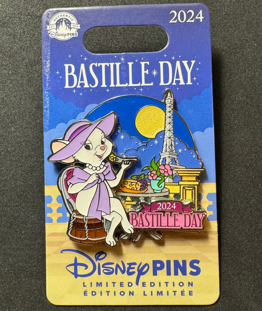 Miss Bianca Bastille Day 2024 Pin at Disney Store Europe