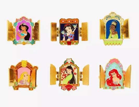 Disney Princess Hinged Window Blind Box Pin Set at Hot Topic