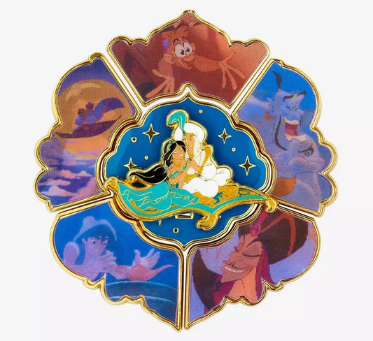 Disney Aladdin Lenticular Portrait Blind Box Pin Set - BoxLunch