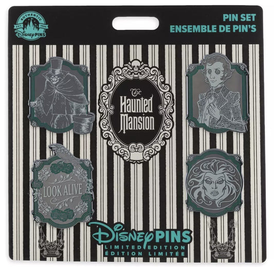 The Haunted Mansion Limited Edition Pin Set at Disney Store