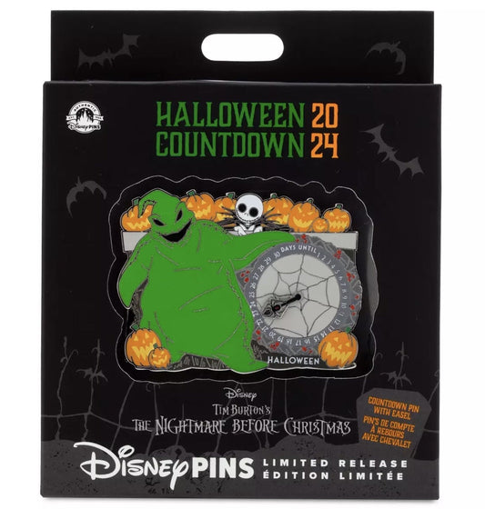 Oogie Boogie Halloween 2024 Countdown Jumbo Pin at Disney Store