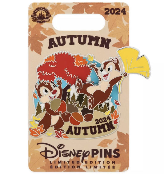 Chip 'n Dale Autumn 2024 Pivoting Pin at Disney Store