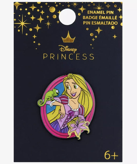 Tangled Rapunzel & Pascal Portrait Pin - BoxLunch