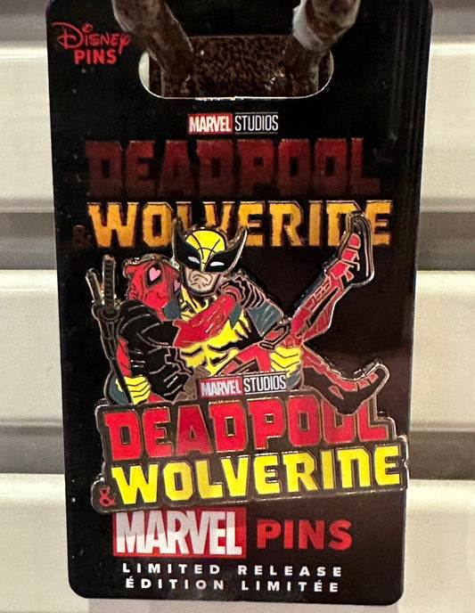 Deadpool & Wolverine Logo Disney Pin