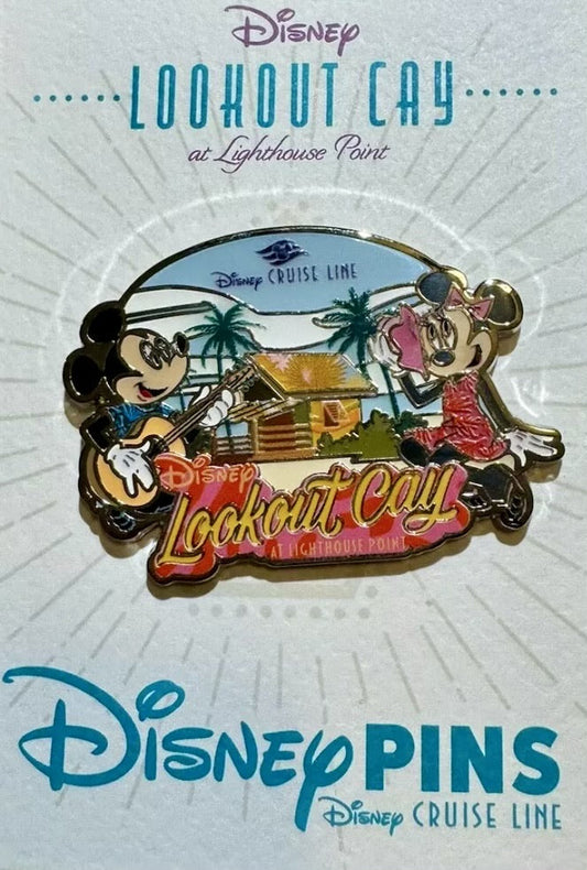 Mickey & Minnie Lookout Cay at Lighthouse Point Disney Pin