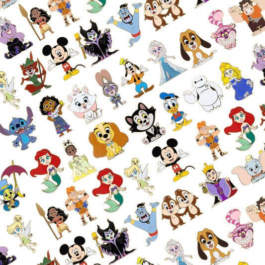 The Happiest Collection on Earth Disney Pins at Pink a la Mode