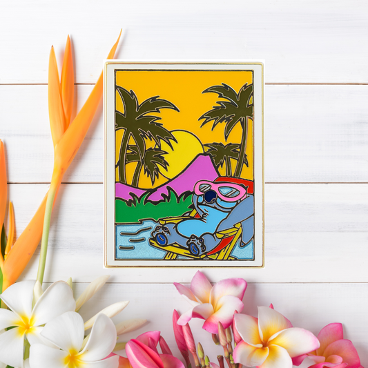 Stitch Hawaiian Sunset Disney Pin at DPB Store