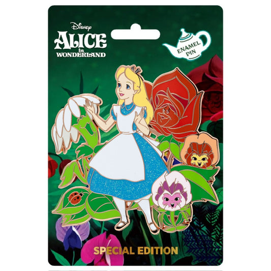 Alice in Flowers Disney Pin at Pink a la Mode