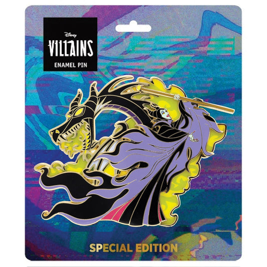 Maleficent Mistress of Evil Super Jumbo Disney Pin at Pink a la Mode