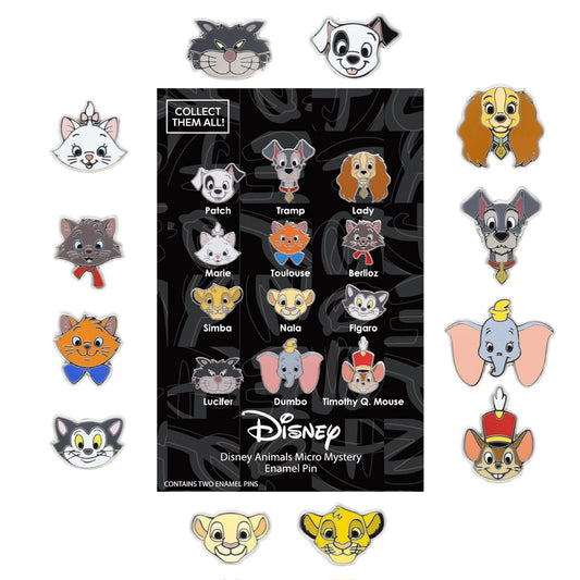 Disney Animals Series 1 Mystery Pin Set at Pink a la Mode