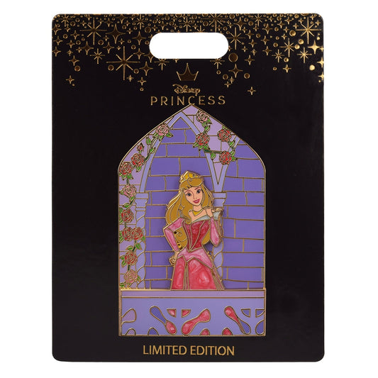 Aurora Pink Dress Balcony Series 3 Disney Pin at Derwin Collectables