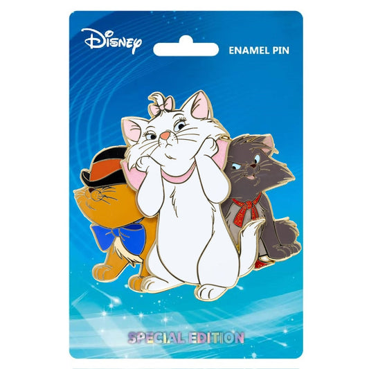 The Aristocats Toulouse, Marie and Berlioz Pin at Pink a la Mode