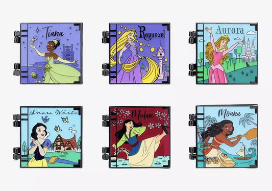 Disney Princess Book Blind Box Pin Set - Hot Topic