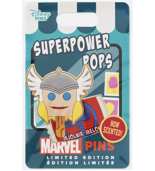 Thor Mjolnir Melon Superpower Pops Pin at Disney Store