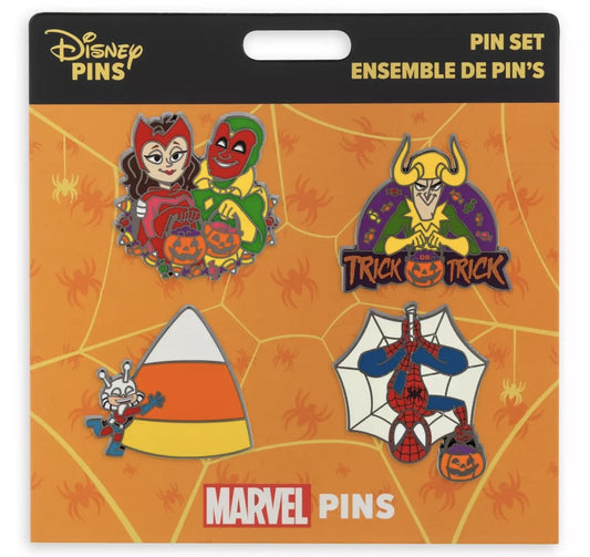 Marvel Universe Halloween Pin Set at Disney Store