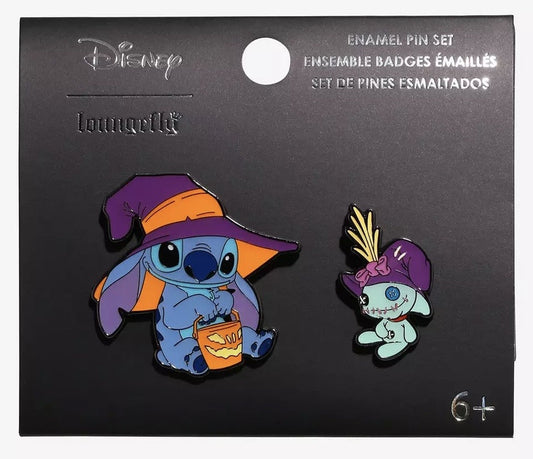 Halloween Stitch & Scrump Disney Pin Set at Hot Topic