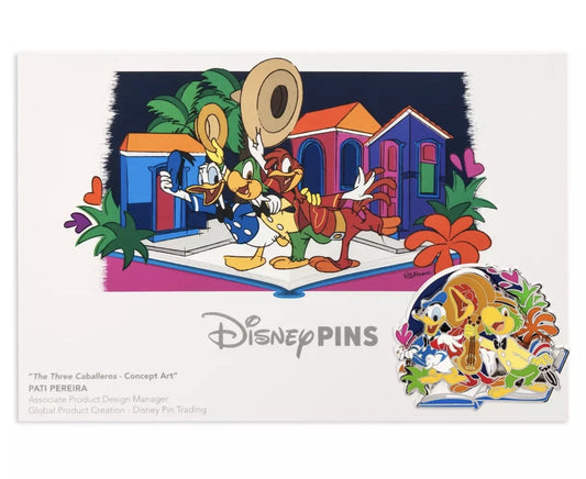The Three Caballeros Pivoting Artist Series Pin at Disney Store