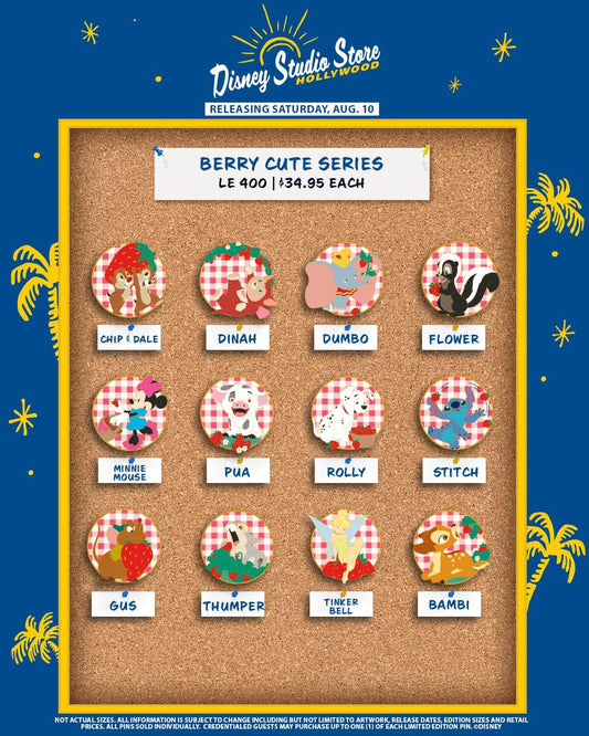 Berry Cute DSSH Pins – D23 2024