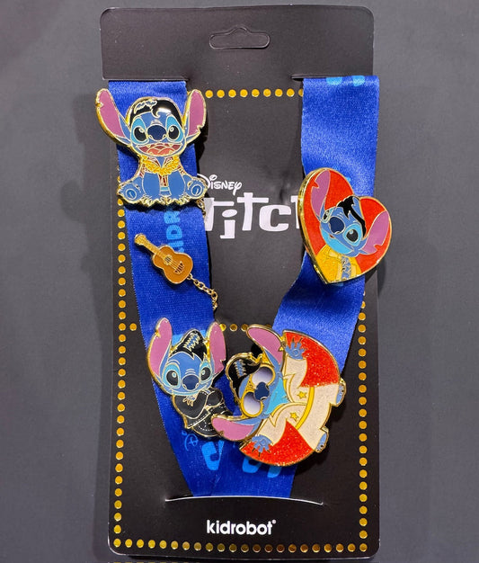 Stitch Lanyard & Pin Set at Kidrobot at D23 2024
