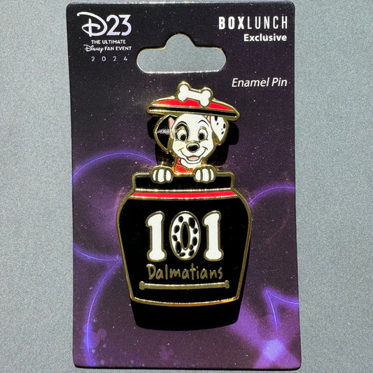 101 Dalmatians Patch Cookie Jar Pin - BoxLunch D23 2024
