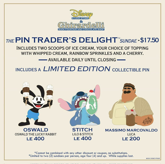 Oswald, Stitch & Massimo Pin Trader’s Delight – August 27, 2024
