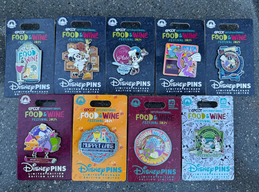 Epcot International Food & Wine Festival 2024 Disney Pins