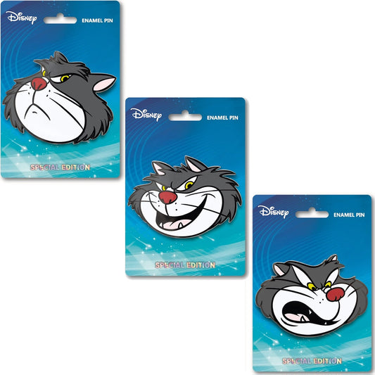 Lucifer Portrait Series Disney Pins at Pink a la Mode