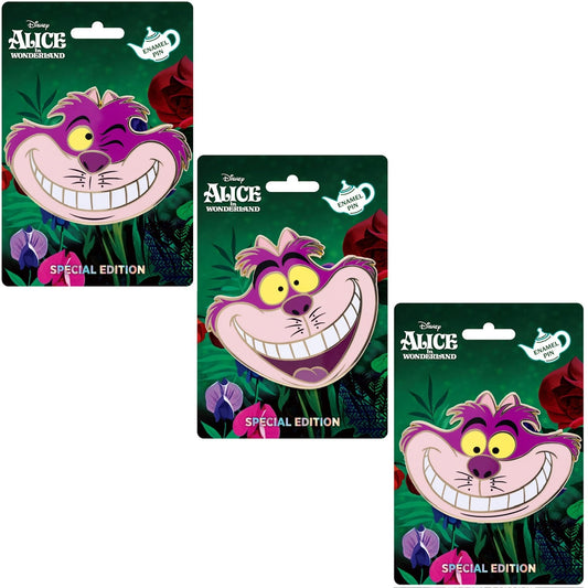 Cheshire Cat Portrait Series Disney Pins at Pink a la Mode